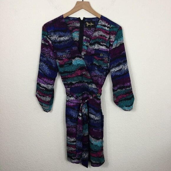 Yumi Kim Multicolor Belted Dress – Size Large (NWT) - Picture 2 of 5
